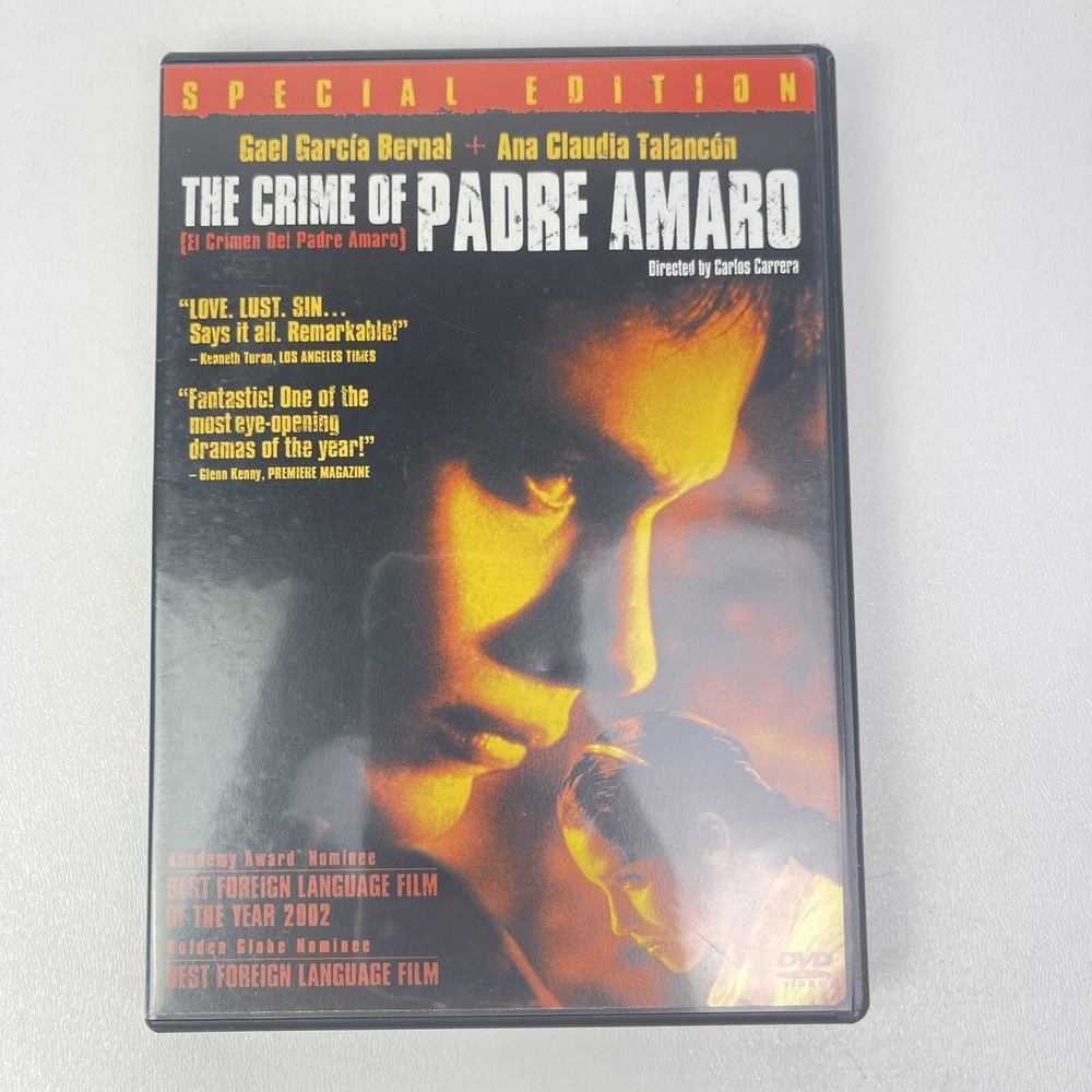 The Crime Of Padre Amaro DVD 2003 Gael Garcia Bernal Ana Claudia Talancon‎